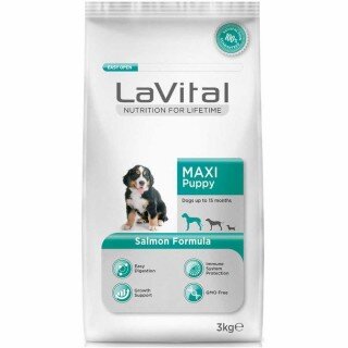 LaVital Somonlu Maxi Yavru 3 kg Köpek Maması kullananlar yorumlar